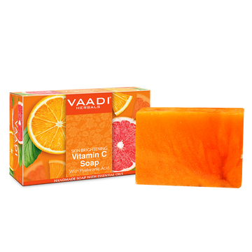 Organic Vitamin C Soap with Hyaluronic Acid (75 gms / 2.7 oz)