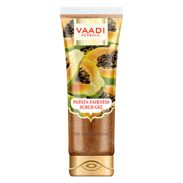 PAPAYA FAIRNESS SCRUB WITH HONEY AND SAFFRON (110gm)