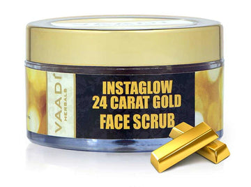 24 CARAT GOLD SCRUB WITH SANDALWOOD AND TURMERIC (50gm)