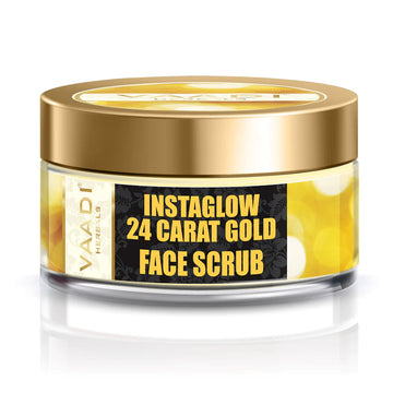 24 CARAT GOLD SCRUB WITH SANDALWOOD AND TURMERIC (50gm)