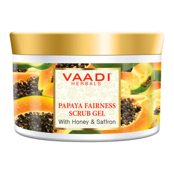 PAPAYA FAIRNESS SCRUB WITH HONEY AND SAFFRON (500gm)