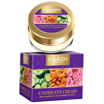 UNDER EYE CREAM-ALMOND OIL AND CUCUMBER EXTRACT (30gm)