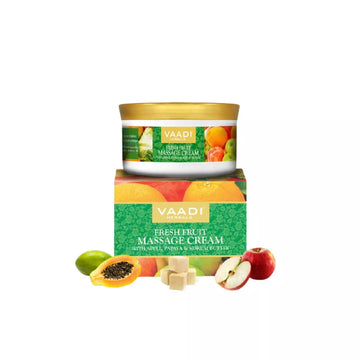 FRESH FRUIT MASSAGE CREAM WITH APPLE, PAPAYA, AND KOKUM BUTTER (150gm)