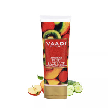 REFRESHING FRUIT MASK WITH APPLE , LEMON, AND CUCUMBER (120gm)