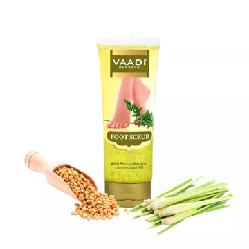 FOOT SCRUB WITH FENUGREEK AND LEMONGRASS OIL (110gm)